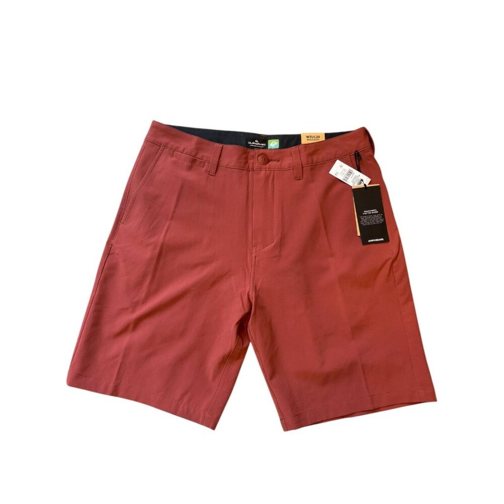 Quiksilver Men Ocean Union Amphibian 20" Walking Shorts marsala Size 31